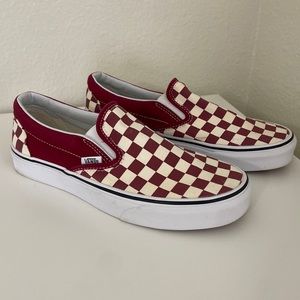 VANS CHECKERED SLIP-ONS
